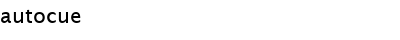 autocue